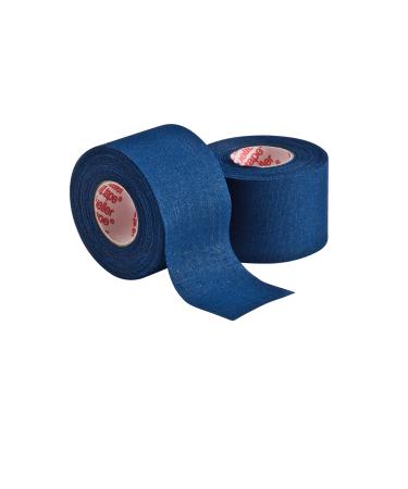 Mueller Sports Medicine Athletic Tape, 1.5" X 10yd Roll, Navy Blue, 2 pack