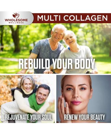 Wholesome Super-Absorb Multi Collagen Pills - 90 Capsules for Skin  Joint & Hair Health - Buy Online on GoSupps.com