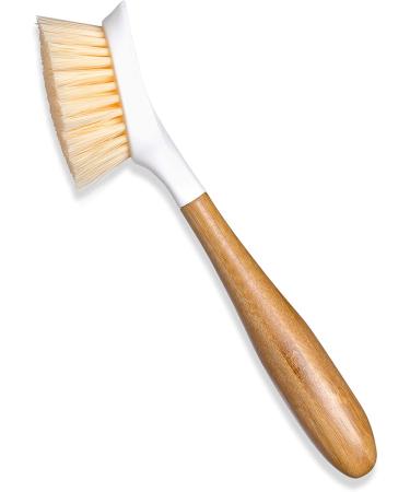 Full Circle Be Good Kitchen Dish Brush with Bamboo Handle  Single Brush  White - Buy Online on GoSupps.com