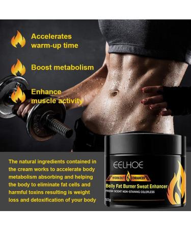 Cellulite Removal Body Fat Burning Cream Slimming Lose Weight Anti-Cellulite Fat Burning Cream for Belly Hot Cream Natural Sweat Workout Enhancer Gel Slim Shaping Cream for Men or Women 50g - Buy Online on GoSupps.com