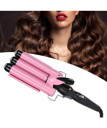 3 Barrel Curling Iron Wand Adjustable Hair Curler Waver Crimper 110V 240V Fast Heating Easy Temperature Adjustment Hair Styling Suitable for Wavy Hairstyles (28mm) - Buy Online on GoSupps.com