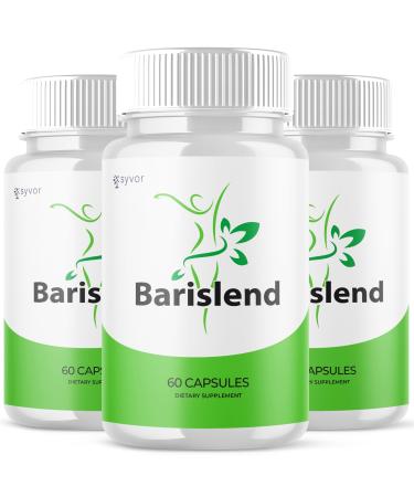 (3 Pack) Barislend Capsules Official Barislend Pink Salt Pills with All Natural Ingredients Bari-Slend Advanced Formula Vitamin Pills for Health and Wellness Support for Men and Women (180 Capsules)