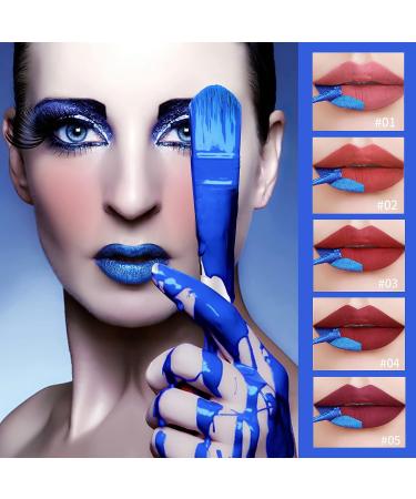 LemonSac Lip Stain Set | Peel Off Lip Tint & Waterproof Lipstick | Long Lasting Tattoo Color Gloss | Non-stick Cup Makeup Kit for Women & Girls | 5 Colors with 5ML Spray Bottle - Buy Online on GoSupps.com