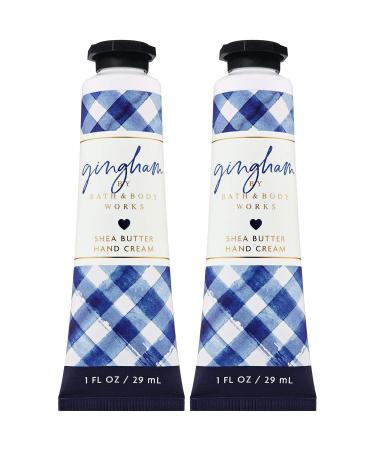 Bath and Body Works GINGHAM Shea Butter Hand Cream 1.0 Fluid Ounce 2-Pack - Buy Online on GoSupps.com