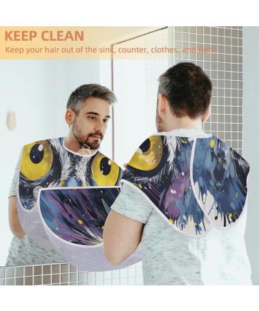 Buy Animal Owl Beard Bib Apron - Best Beard Hair Catcher for Men | Perfect Father's Day Anniversary & Christmas Gift for Dad & Husband - Buy Online on GoSupps.com