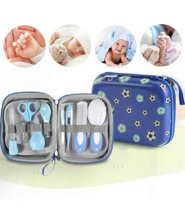 9 PCS Baby Grooming Kit | Protable Nursery Health Care Set for Baby Girl & Boy | Includes Comb, Brush, Clippers, Scissors | Newborn Gift Set - Buy Online on GoSupps.com