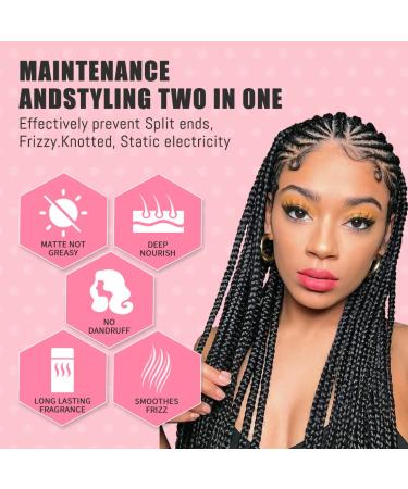 BrimFulite Hair Wax Stick - Non-Greasy Slick Hair Pomade Stick with Strong Hold for Flyaways & Taming Hair - 24-Hour Gel Stick (1 PC) 2.70 Ounce - Buy Online on GoSupps.com