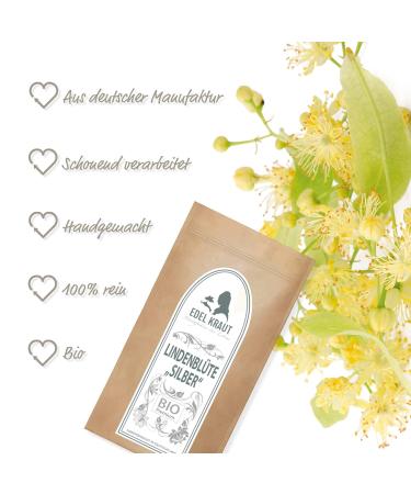 Buy Organic Linden Blossom Tea - Premium Silver Blend - 250g | International Shipping Available - Buy Online on GoSupps.com