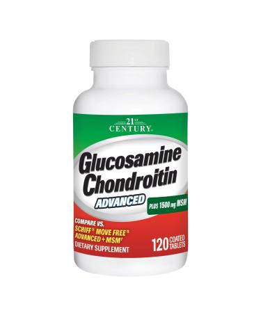 21st Century Glucosamine Chondroitin Advanced 120 Coated Tablets