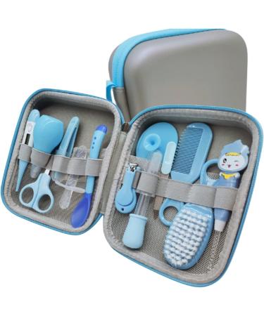 14 PCS Baby Grooming Baby Nail Kit RoseFlower Protable Newborn Nursery Health Care Set Include Baby Comb Brush Clipper Cleaner Baby Scissors etc for Baby Girl & Boy Gifts Newborn Gift Set#Blue #2 - Buy Online on GoSupps.com
