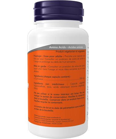 NOW Supplements L-Carnosine 500mg Capsules 50 Count - Buy Online on GoSupps.com