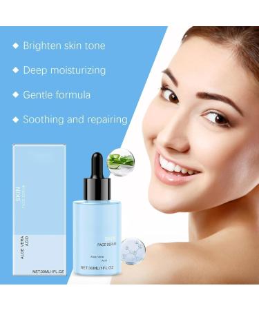 Serum for Face Anti Aging Natural and Organic Skin Face Serum Facial Serum to Reduce Fine Lines Large Pores And Wrinkles Face Moisturizer Anti Aging Cream for Face & Neck (30ml 1PC) - Buy Online on GoSupps.com