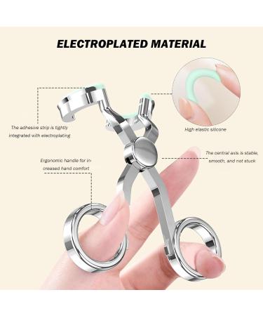 Contact Lens Tool Silicone Pad Ergonomic Plated Portable Contact Lens Remover for Beginner Universal Travelling Contact Lens InserterCases - Buy Online on GoSupps.com