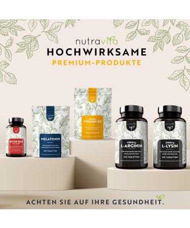 Vitamin D 2000 I.E - 400 Vegetarian Tablets | High-Dose Vitamin D3 for Bones Teeth Muscles & Immune Support - Nutravita - Buy Online on GoSupps.com