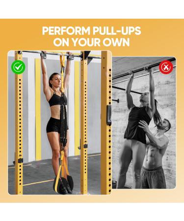 Premium Adjustable Pull Up Assistance Bands for Strength Training - Replaceable Bands with Fabric Feet Mats for Optimal Workout Performance - Buy Online on GoSupps.com