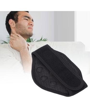 Heated Neck Support Wrap with 9 Magnets | Self-Heating Pad for Pain Relief | Adjustable for Elderly Men & Women - Buy Online on GoSupps.com