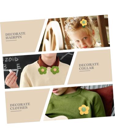 LALAFINA 10pcs Hairpin Accessories Ornament Tiara Flower Diy Headdress Accessory Do It Yourself Child Wedding Assorted Color 1 4X4cm - Buy Online on GoSupps.com