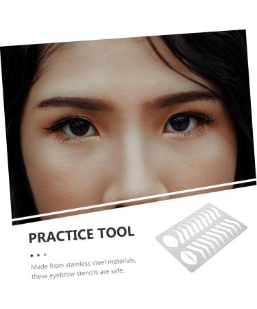  FOMIYES FOMIYES Metal Eyebrow Stencil for Lips and Eyebrows Practice Stencil for Beauty - Buy Online on GoSupps.com