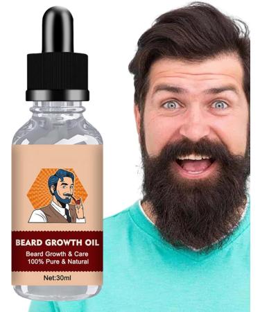 Beard oil for men Mustache hair growth beard oil for men growth 30 ml beard care beard moisturizer beard oil men grow a stronger thicker fuller beard faster softens hydrates - Buy Online on GoSupps.com
