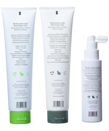 REVIV3 Procare 30 Day Trial Kit for Fine and Thinning Hair - Sulfate and Paraben Free - Hair Treatment System for Men and Women - Buy Online on GoSupps.com