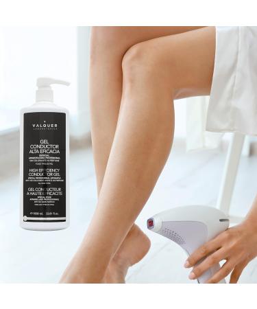 Valquer Body & Facial High Efficiency Conductive Gel 1000ml - For Professional Ultrasound, Electrotherapy, RF, Cavitation, IPL, Laser - Pack of 1 - Buy Online on GoSupps.com