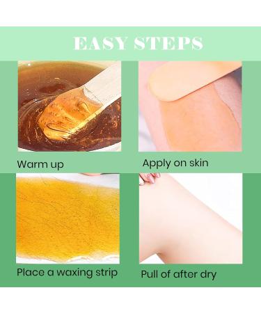  2021 New Package Design Sharonelle Soft Wax All Purpose Hair Removal Natural Depilatory Canned Wax for Sensitive Skin Canada-Made Melting Wax in Black color Canned Package (1PC Tea Tree) 500 ml (Pack of 1) Tea Tree - Buy Online on GoSupps.com