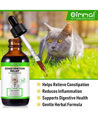Cat Constipation Relief Constipation Relief for Cats Natural Cat Laxatives for Constipation Cat Stool Softener 2 fl.oz - Buy Online on GoSupps.com