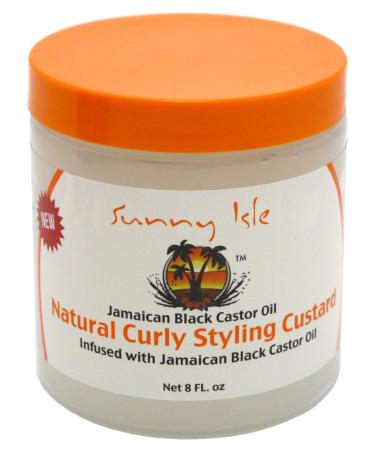 Sunny Isle Jamaican Black Castor Oil Natural Curly Styling Custard 8 fl oz