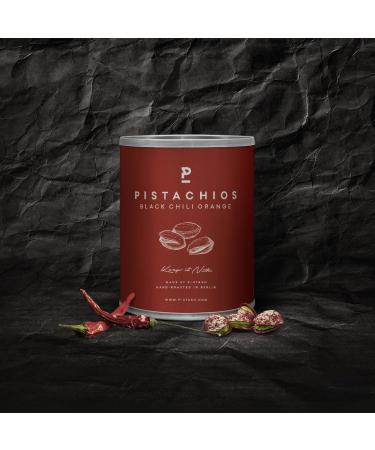 P-stash pistachien chili orange mini 4 x 50g i pistachios roasted and salted i vegan i nuts without artificial additives hand-roasted i premium nibbles