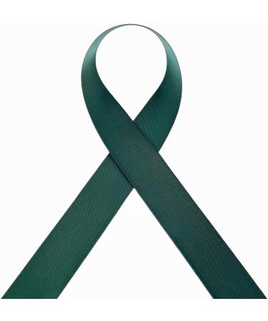 QIANF 1 Inch Double Face Satin Ribbon - 25 Yard (593-Dark Green) - Buy Online on GoSupps.com