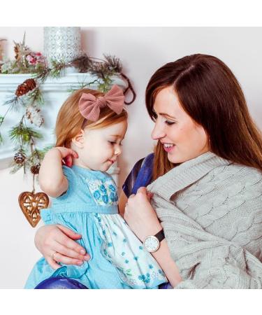 Buy WEIESCIE Baby Girls Nylon Headbands - Newborn Toddler Hairbands & Bows in Pink & White | Stylish Hair Accessories for Children - International Shipping Available - Buy Online on GoSupps.com