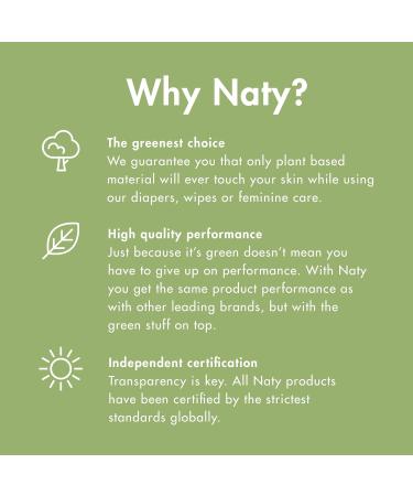 Eco by Naty Super Tampons - 18 Plant-Based Vegan Organic Cotton Tampons - Buy Online on GoSupps.com