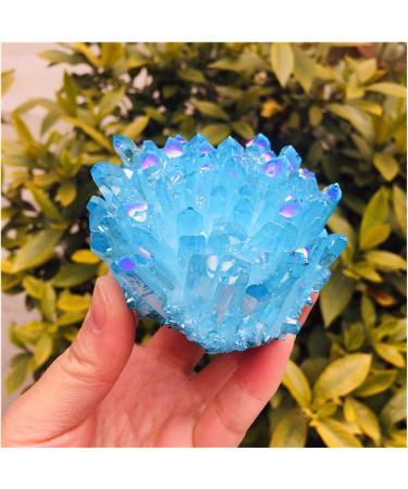 Natural Crystal Cluster White Specimen Ore Reiki Stone Raw Crystal Home Decor Decoration Gift 300-400g - Buy Online on GoSupps.com