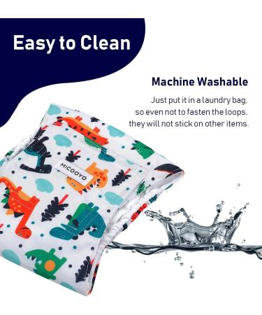 Buy Micoooyo Washable Abdominal Bandage for Males | Reusable Dog Diapers | Medium Suctionable Dog Wraps (3-Pack) - Animals Fruits & Cars | Adjustable Closure 33-40.6cm Waist - Buy Online on GoSupps.com