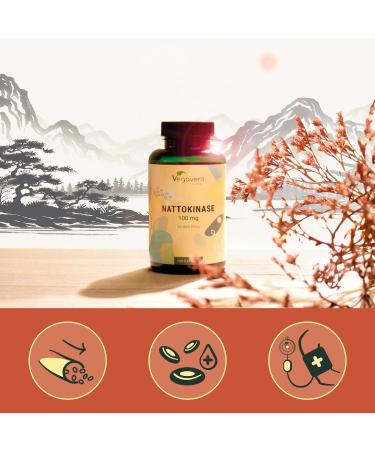 Vegavero NATTOKINASE capsules 20000 FUg Made from natto fermented soy beans 180 capsules Laboratory tested Vegan without additives - Buy Online on GoSupps.com