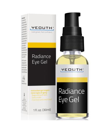 Radiance Eye Gel with Hyaluronic Acid  Under Eye Gel for Puffiness  Wrinkles  Dark Circles & Eye Bags  Hydrating Eyes Skin Care  Anti Aging Eye Care for Women & Men by YEOUTH 1 Fl Oz (Pack of 1) - Buy Online on GoSupps.com