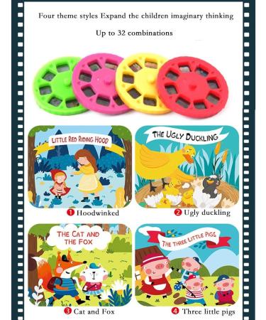 Pueri Projector Flashlight for Kids - 4 Educational Stories | Best Toys for Learning & Fun - Buy Online on GoSupps.com
