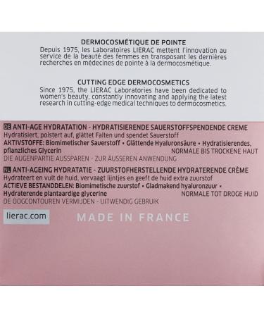 Lierac - Hydragenist Oxygenating Plumping Moisturizing Cream for Dry Skin 50ml Lierac Hydragenist - Buy Online on GoSupps.com