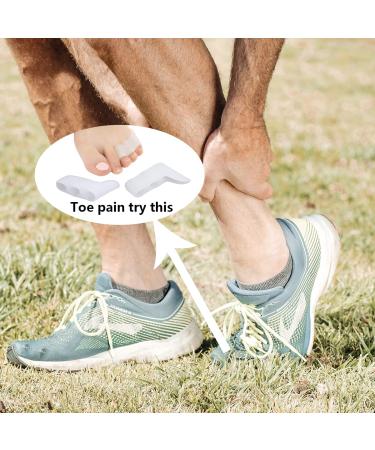 2 Pieces Gel Toe Spreaders Alleviate Pain & Protect Small Toes Perfect for Overlapping Toes - Buy Online on GoSupps.com