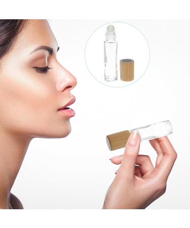 PACKOVE 10pcs 10ml Glass Roller Bottles - Refillable Essential Oil & Perfume Containers - Ideal for Cosmetics & Travel - Buy Online on GoSupps.com