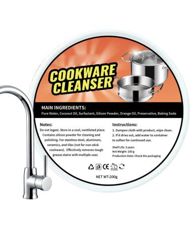 Rust Cleaner Polishing Stovetop Cleaner Quick Oven Cleaner Fast Kitchen Supplies for Stubborn Rust Stains Household Hard Water Deposits Wynott 200g - Buy Online on GoSupps.com