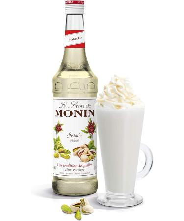 MONIN Premium Pistachio Syrup 700ml - Vegan-Friendly & Allergen-Free | 100% Natural Flavours for Coffee & Cocktails - Buy Online on GoSupps.com