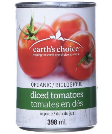 Earth's Choice - Organic Diced Tomatoes 12 Count of 398ml