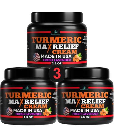 Buy 3Pack Turmeric Face Cream & Vitamin C Moisturizer | Hydrating Skin Lotion for Dark Spots & Sun Damage | Made in USA - Buy Online on GoSupps.com