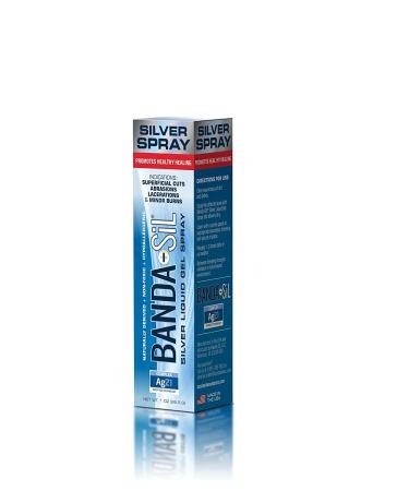 Banda-Sil Silver Liquid Gel Spray 1oz - Fast-Acting Wound Care Solution - Buy Online on GoSupps.com