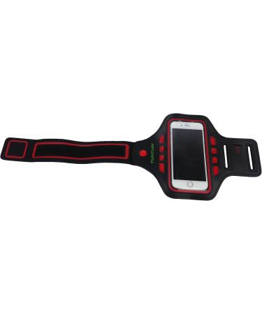Tunturi Phone LED Sport Armband | Black/Red | One Size | International Shipping Available - Buy Online on GoSupps.com