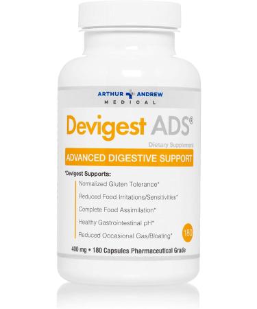 Arthur Andrew Medical Devigest ADS - Advanced Digestive Support 400mg, 180 Capsules - Buy Online on GoSupps.com