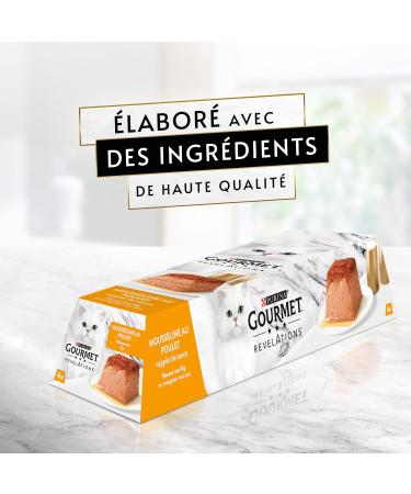 GOURMET Revelations Chicken in Sauce for Adult Cats | 4 x 57g - Premium International Cat Meals - Buy Online on GoSupps.com