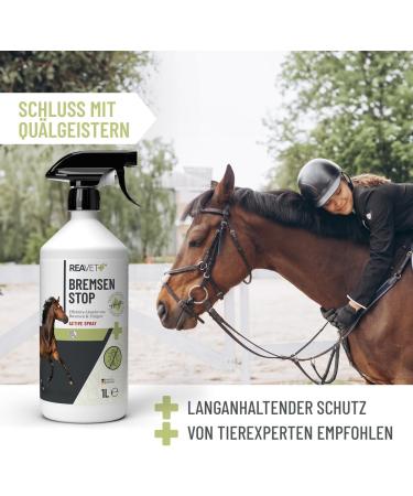 Test Winner: Fly Spray for Horses 1L - Aloe Vera Insect Repellent & Brake Blocker for Unmatched Protection | International Shipping Available - Buy Online on GoSupps.com
