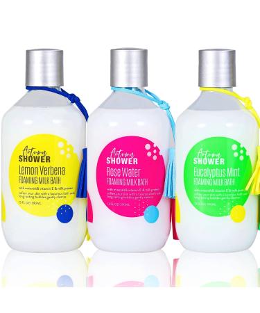 Bubble Bath Set - Autumn Shower Foaming Milk Bath with Pure Epsom Salt, Rose Water, Lemon Verbena & Eucalyptus Mint Bubble Bath for Women Men, 3 Pack 39 fl oz 3 Bubble Bath - Buy Online on GoSupps.com
